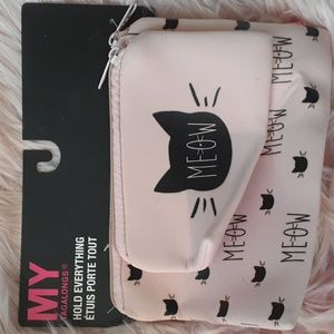 New Listing!! Brand New MY TAGALONGS MEOW Cosmetic Cases- 2 CT.